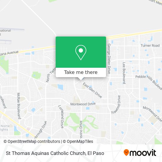 St Thomas Aquinas Catholic Church map
