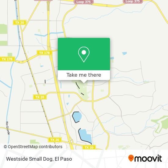 Mapa de Westside Small Dog
