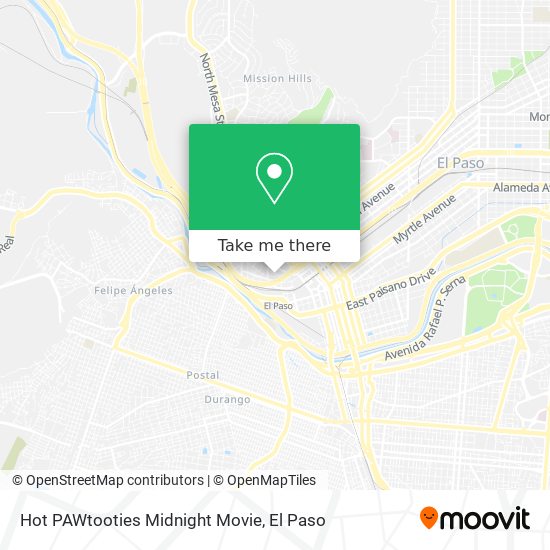 Mapa de Hot PAWtooties Midnight Movie