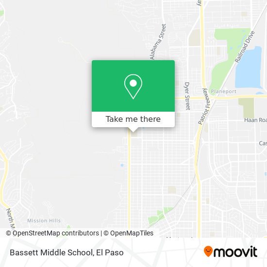 Mapa de Bassett Middle School
