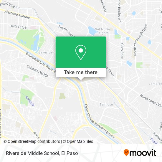 Riverside Middle School map