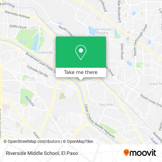 Mapa de Riverside Middle School