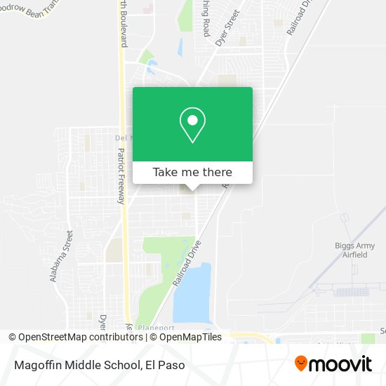 Mapa de Magoffin Middle School
