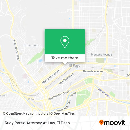 Mapa de Rudy Perez: Attorney At Law