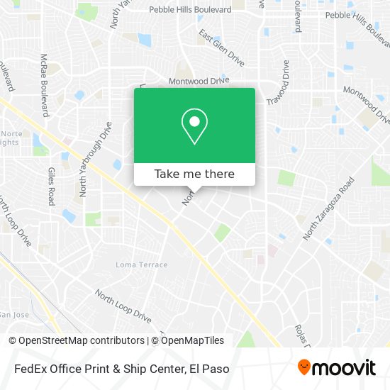 FedEx Office Print & Ship Center map