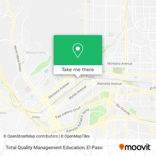 Total Quality Management Education map