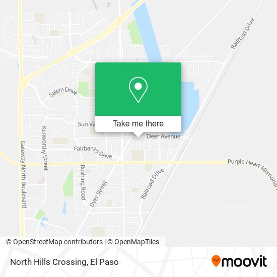 North Hills Crossing map