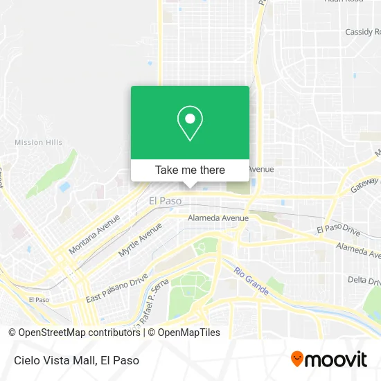 Valle Vista Mall Map How To Get To Cielo Vista Mall In El Paso By Bus?