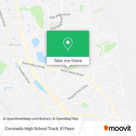 Mapa de Coronado High School Track