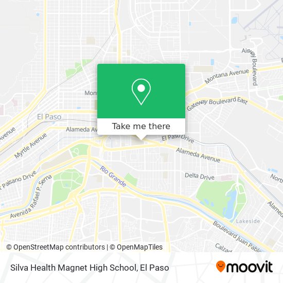 Mapa de Silva Health Magnet High School