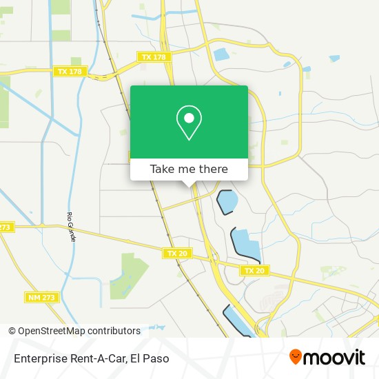 Mapa de Enterprise Rent-A-Car