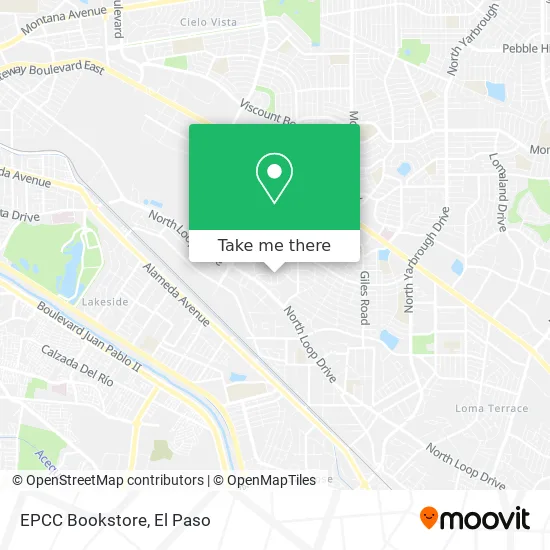 EPCC Bookstore map
