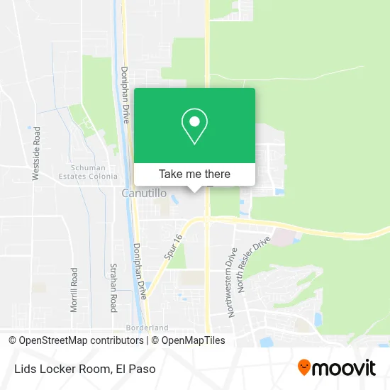 Lids Locker Room map