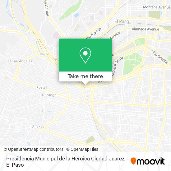 Presidencia Municipal de la Heroica Ciudad Juarez map