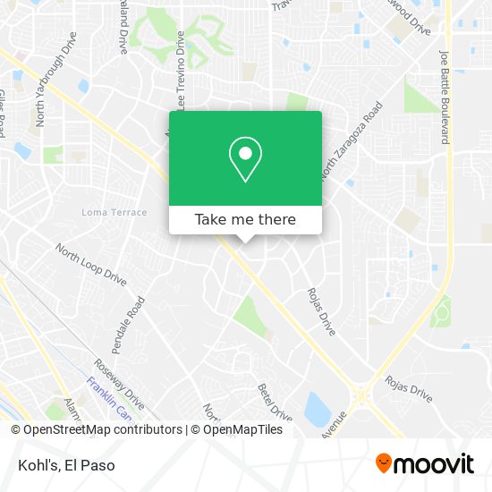 Kohl's map