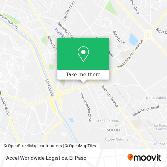 Mapa de Accel Worldwide Logistics