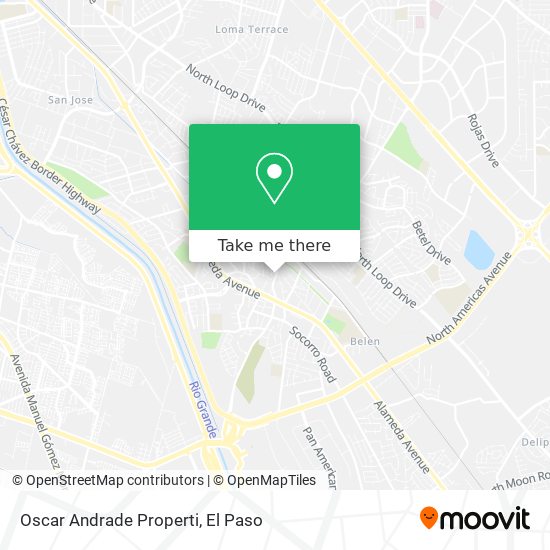 Mapa de Oscar Andrade Properti