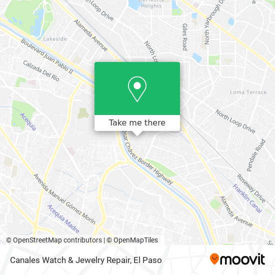 Canales Watch & Jewelry Repair map