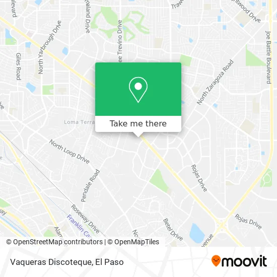 Vaqueras Discoteque map