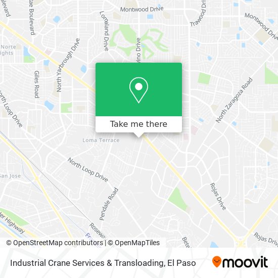 Mapa de Industrial Crane Services & Transloading