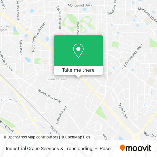 Industrial Crane Services & Transloading map