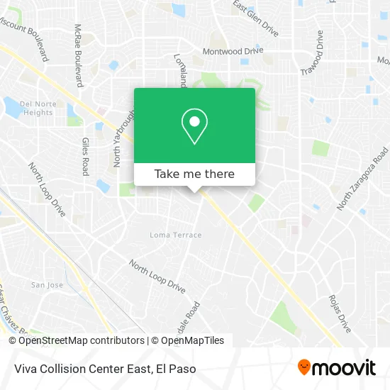 Mapa de Viva Collision Center East