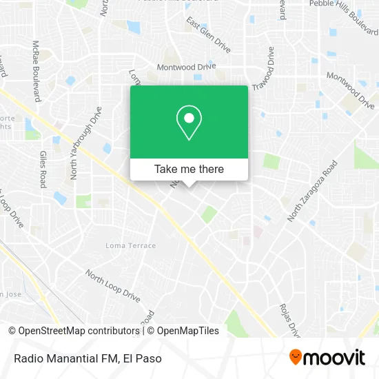 Mapa de Radio Manantial FM