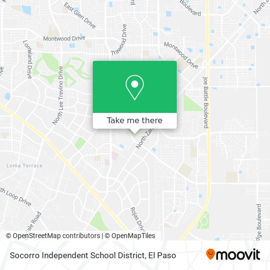 Socorro Independent School District map