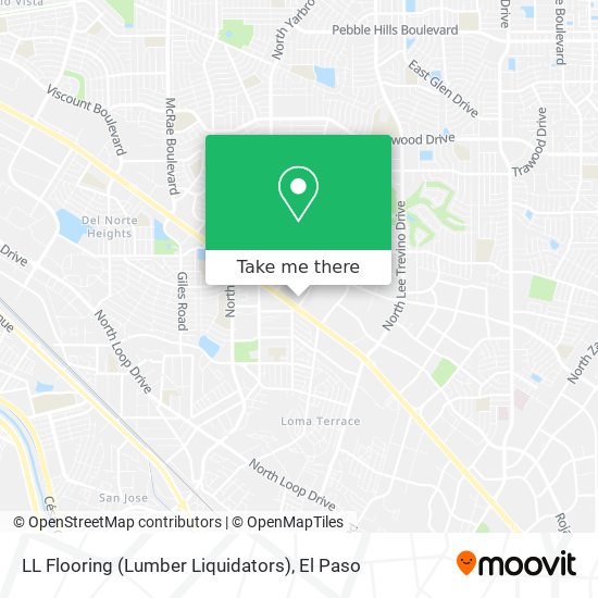 Mapa de LL Flooring (Lumber Liquidators)