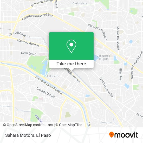 Sahara Motors map