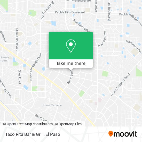 Mapa de Taco Rita Bar & Grill