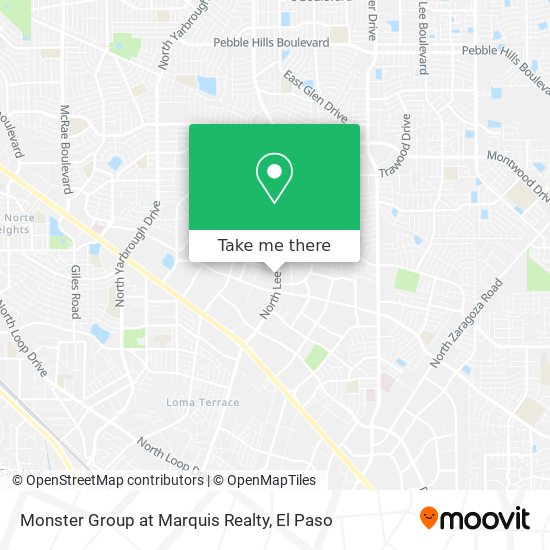 Mapa de Monster Group at Marquis Realty