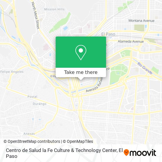 Centro de Salud la Fe Culture & Technology Center map