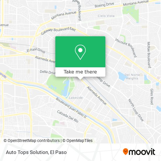 Mapa de Auto Tops Solution