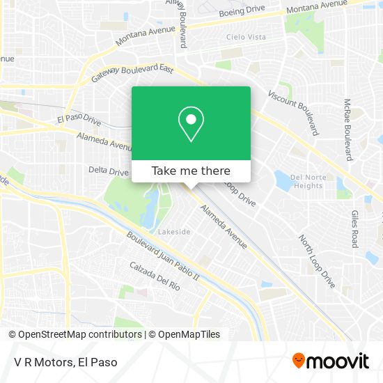 V R Motors map