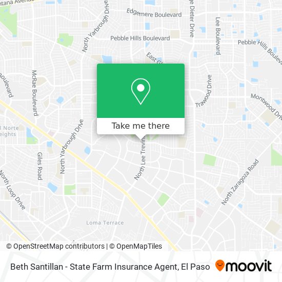 Beth Santillan - State Farm Insurance Agent map