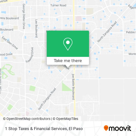 1 Stop Taxes & Financial Services map