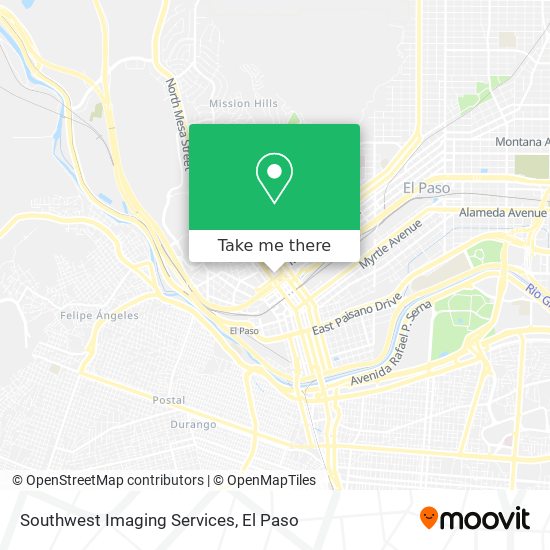 Southwest Imaging Services map