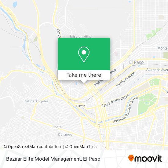 Mapa de Bazaar Elite Model Management