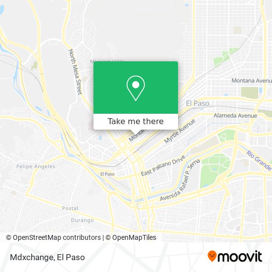 Mapa de Mdxchange