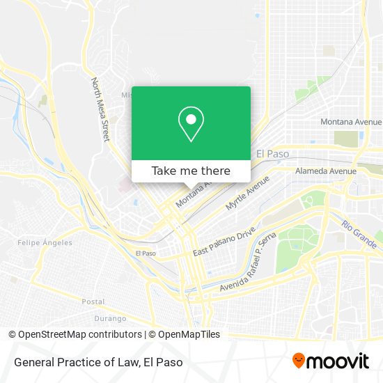 Mapa de General Practice of Law