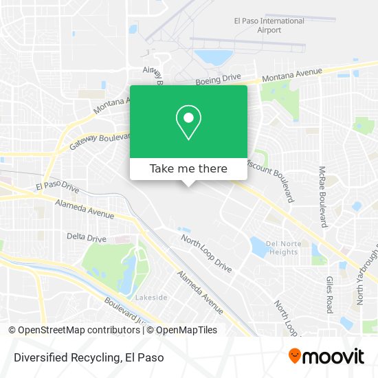 Diversified Recycling map