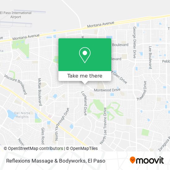 Reflexions Massage & Bodyworks map