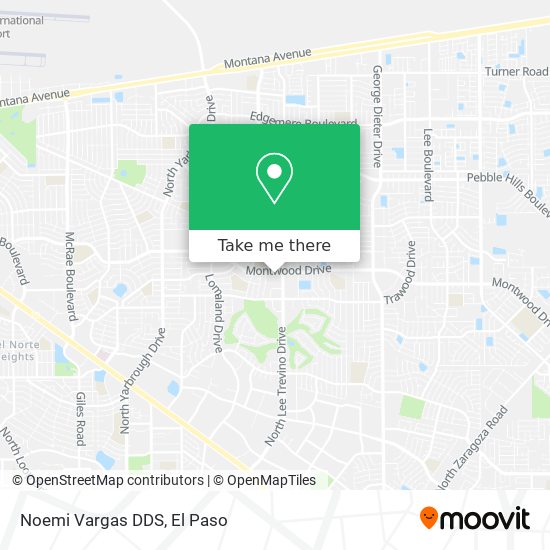 Noemi Vargas DDS map