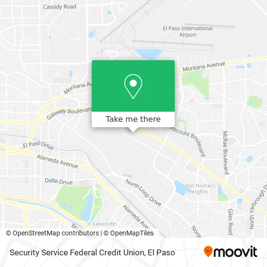Security Service Federal Credit Union map