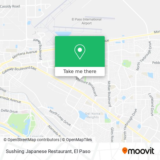 Mapa de Sushiing Japanese Restaurant