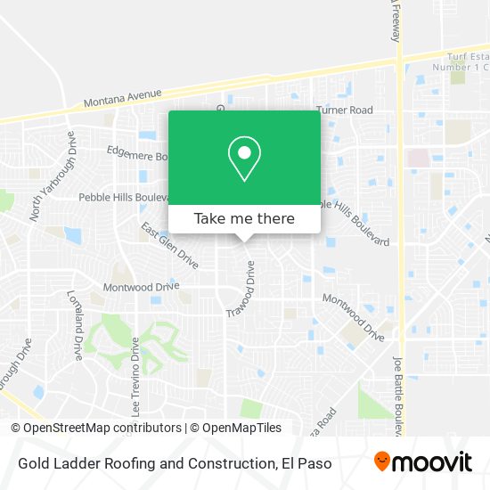 Gold Ladder Roofing and Construction map