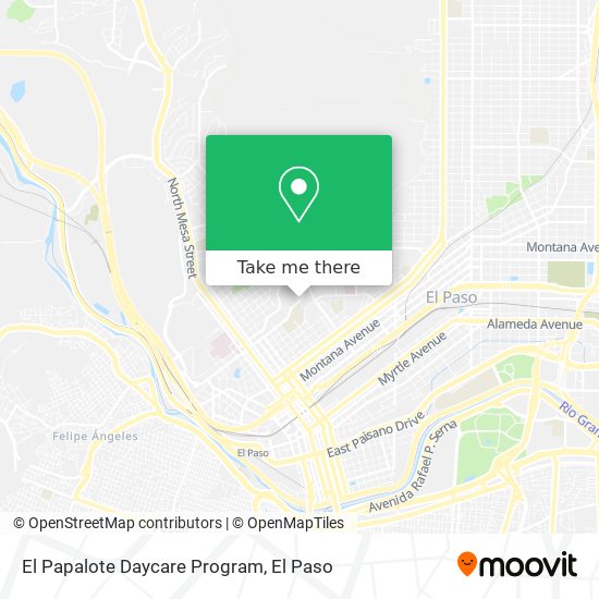 Mapa de El Papalote Daycare Program