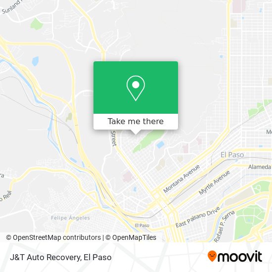 J&T Auto Recovery map