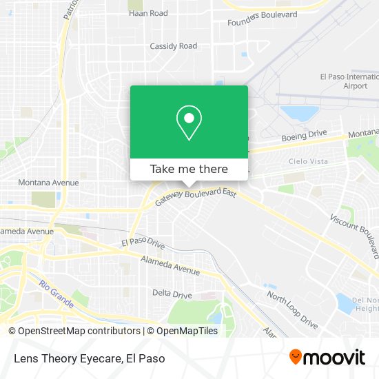 Lens Theory Eyecare map